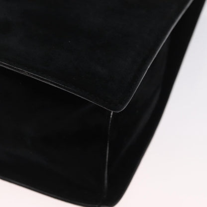 Prada Vintage Handbag Suede, BLACK, SUEDE, Handbag