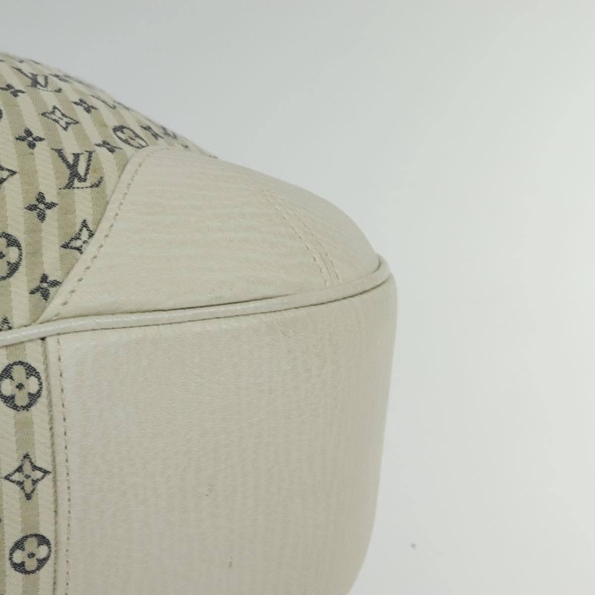 Louis Vuitton Marina Handbag Mini Lin Croisette, BEIGE, CANVAS, Handbag