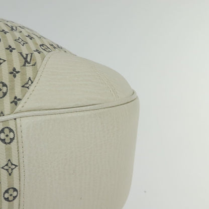 Louis Vuitton Marina Handbag Mini Lin Croisette, BEIGE, CANVAS, Handbag