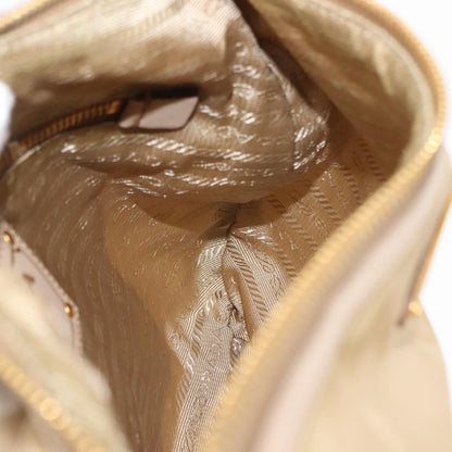 Prada Hobo Tessuto, BEIGE, NYLON, Shoulder bag