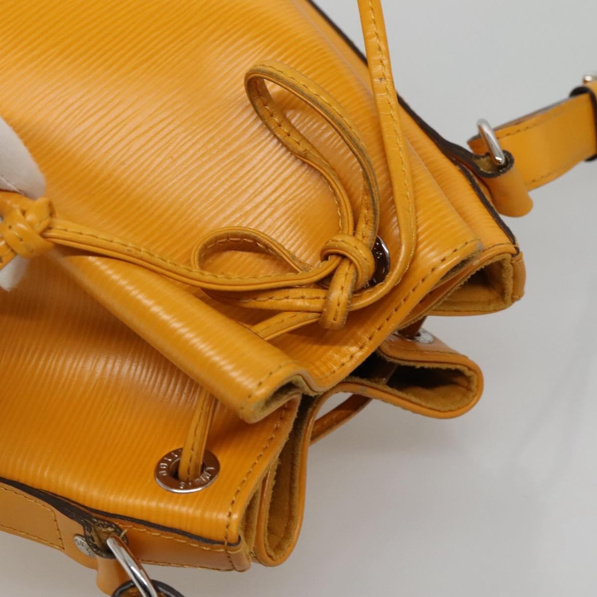 Louis Vuitton Petit Noe NM Handbag Epi Leather, Yellow, Leather, Shoulder Bag