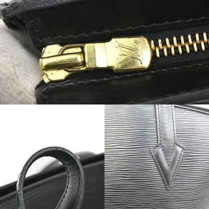 Louis Vuitton Saint Jacques Handbag Epi Leather, BLACK, LEATHER, Shoulder bag