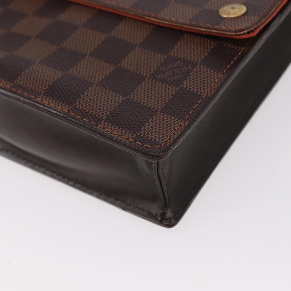 Louis Vuitton Portobello Messenger Damier, BROWN, CANVAS, Shoulder bag