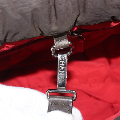 Chanel Coco Cocoon Zipped Tote Quilted Nylon, BROWN, NYLON, Tote bag