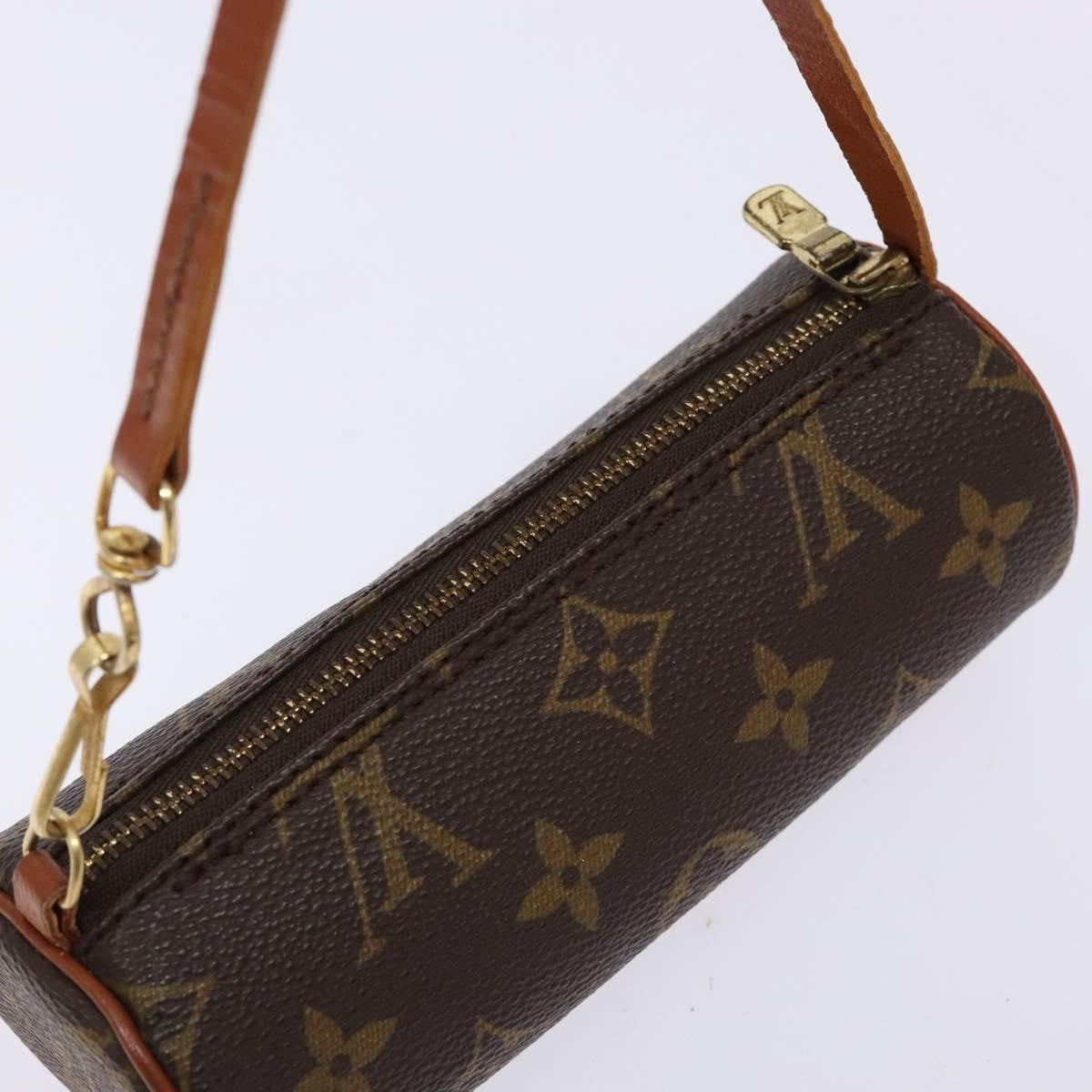Louis Vuitton Papillon Pochette Monogram Canvas, BROWN, CANVAS, Handbag