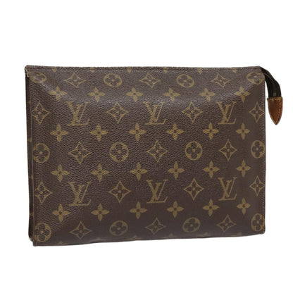 Louis Vuitton Toiletry Pouch Monogram Canvas, BROWN, CANVAS, Clutche & pouche