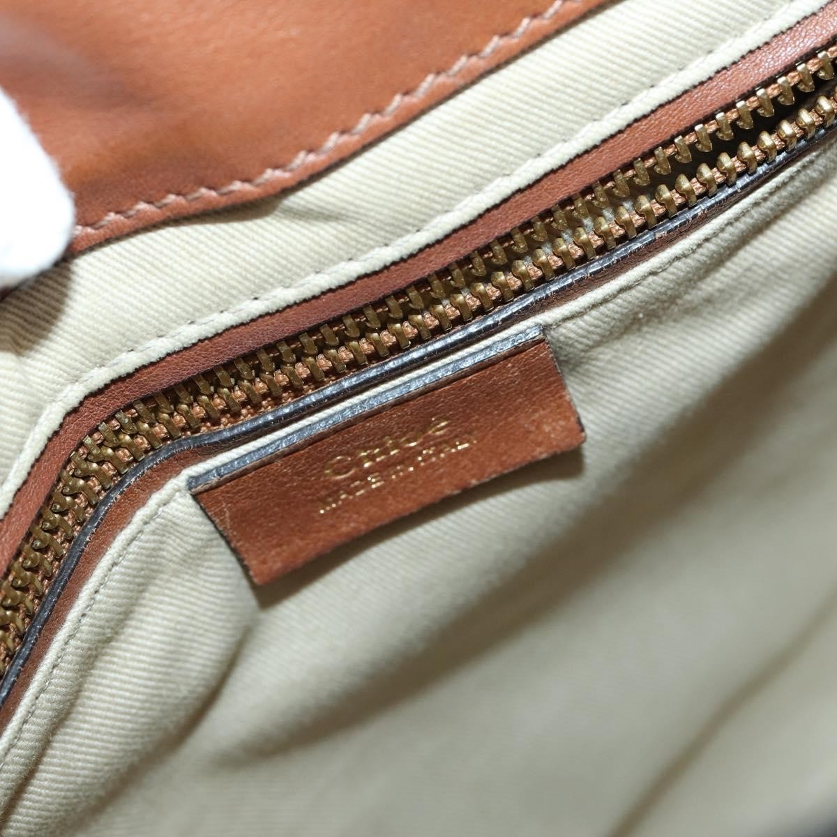 Chloe Faye Backpack Leather and Suede, BROWN, SUEDE, Backpack