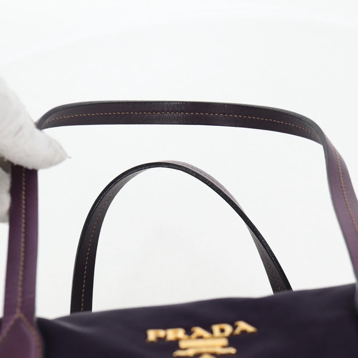 Prada Vintage Boston Bag Nylon, PURPLE, NYLON, Bag