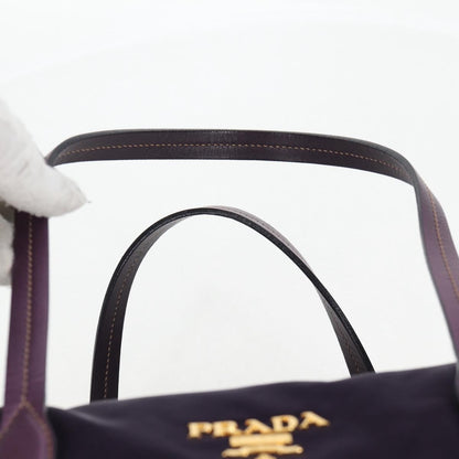 Prada Vintage Boston Bag Nylon, PURPLE, NYLON, Bag