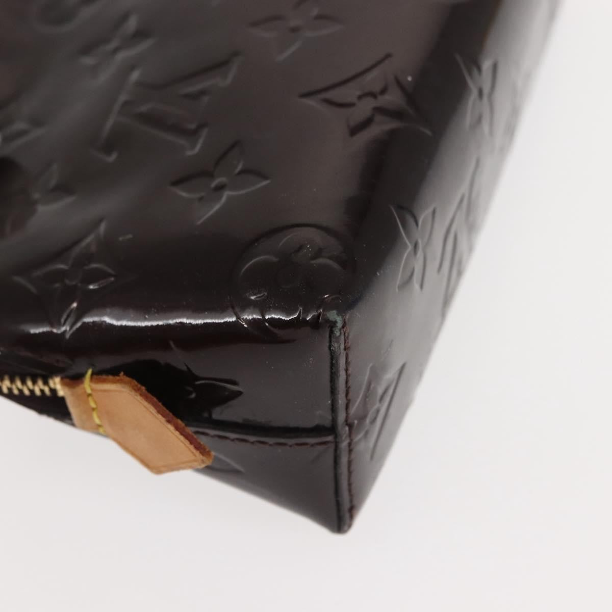 Louis Vuitton Cosmetic Pouch Monogram Vernis, PURPLE, PATENT_LEATHER, Clutche & pouche