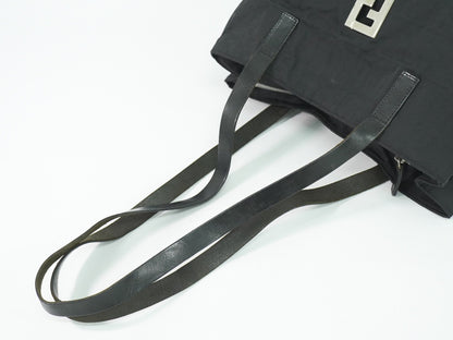 Fendi Zucca Tote bag Canvas, Black, Canvas, Tote Bag