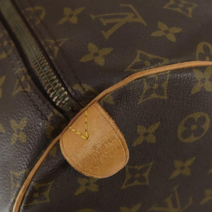 Louis Vuitton Keepall Bag Monogram Canvas, BROWN, CANVAS, Travel bag