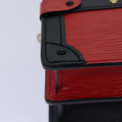 Louis Vuitton Trunk Clutch Epi Leather, RED, LEATHER, Clutche & pouche