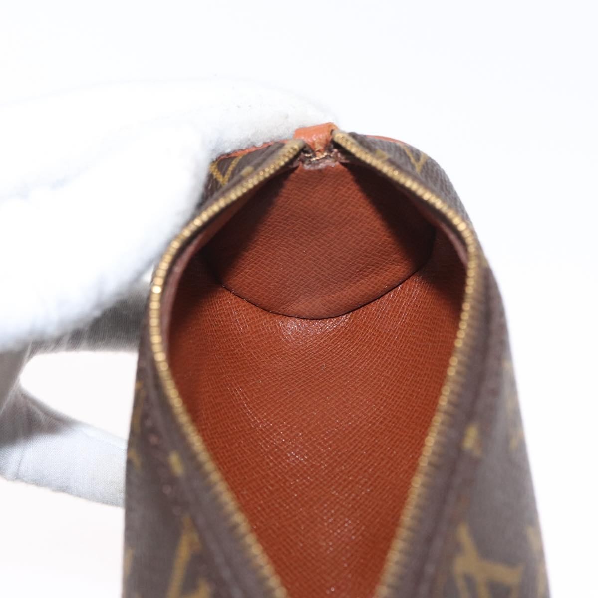 Louis Vuitton Papillon Pochette Monogram Canvas, BROWN, CANVAS, Clutche & pouche
