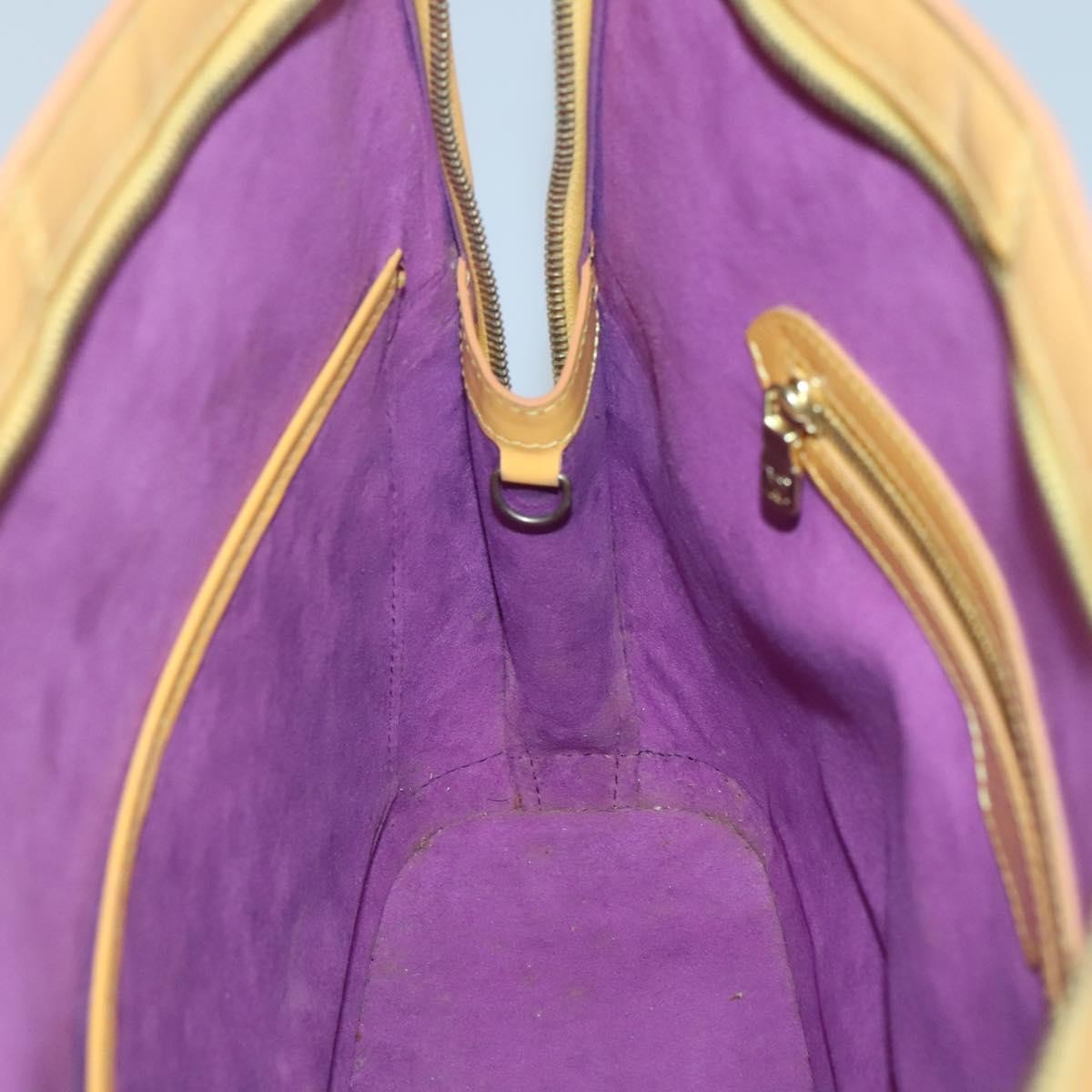 Louis Vuitton Lussac Handbag Epi Leather, YELLOW, LEATHER, Shoulder bag