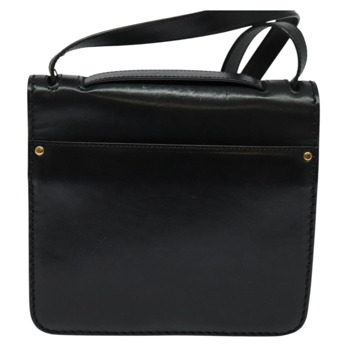 Chloe Louise Shoulder Bag Leather, BLACK, LEATHER, Shoulder bag