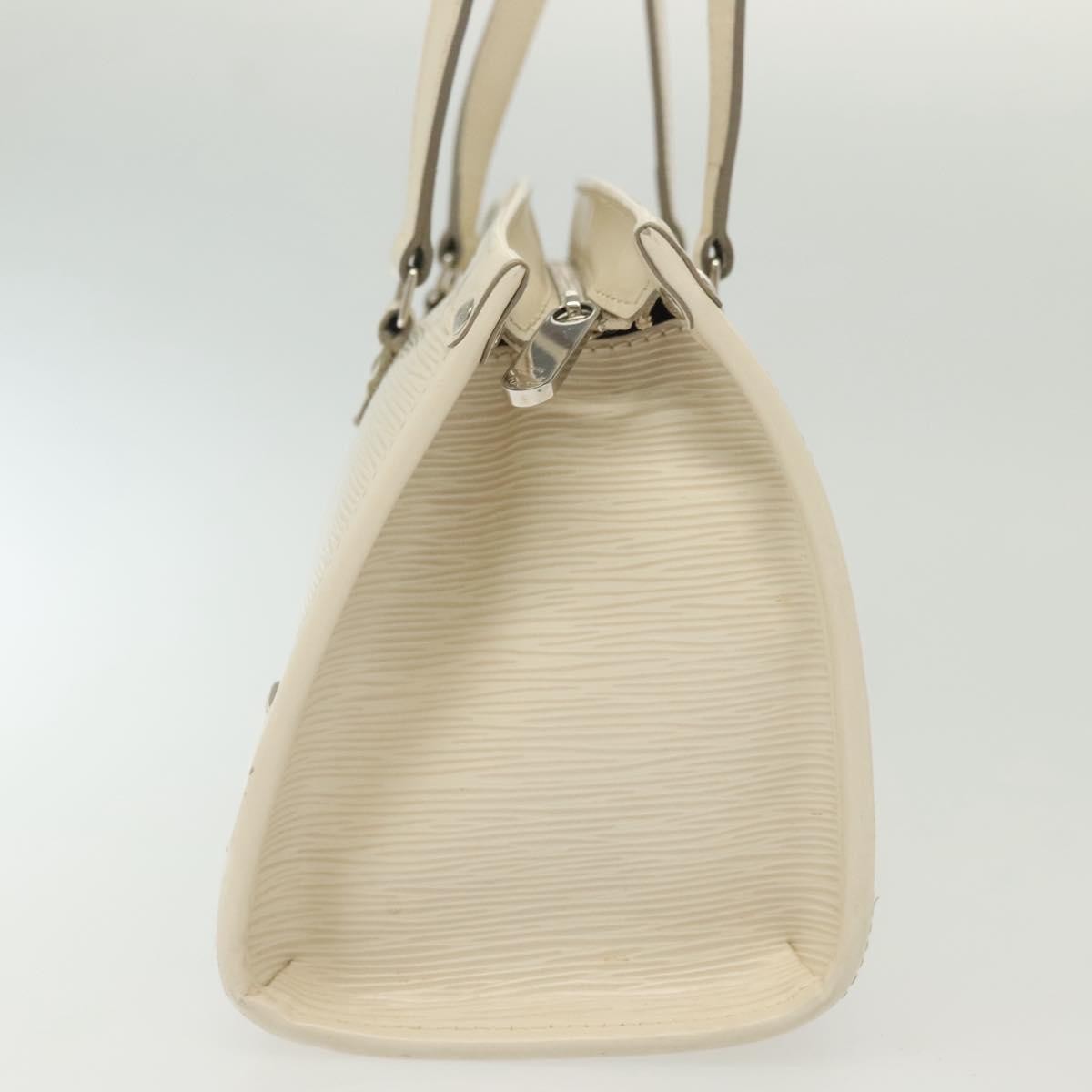 Louis Vuitton Madeleine Handbag Epi Leather, WHITE, LEATHER, Handbag