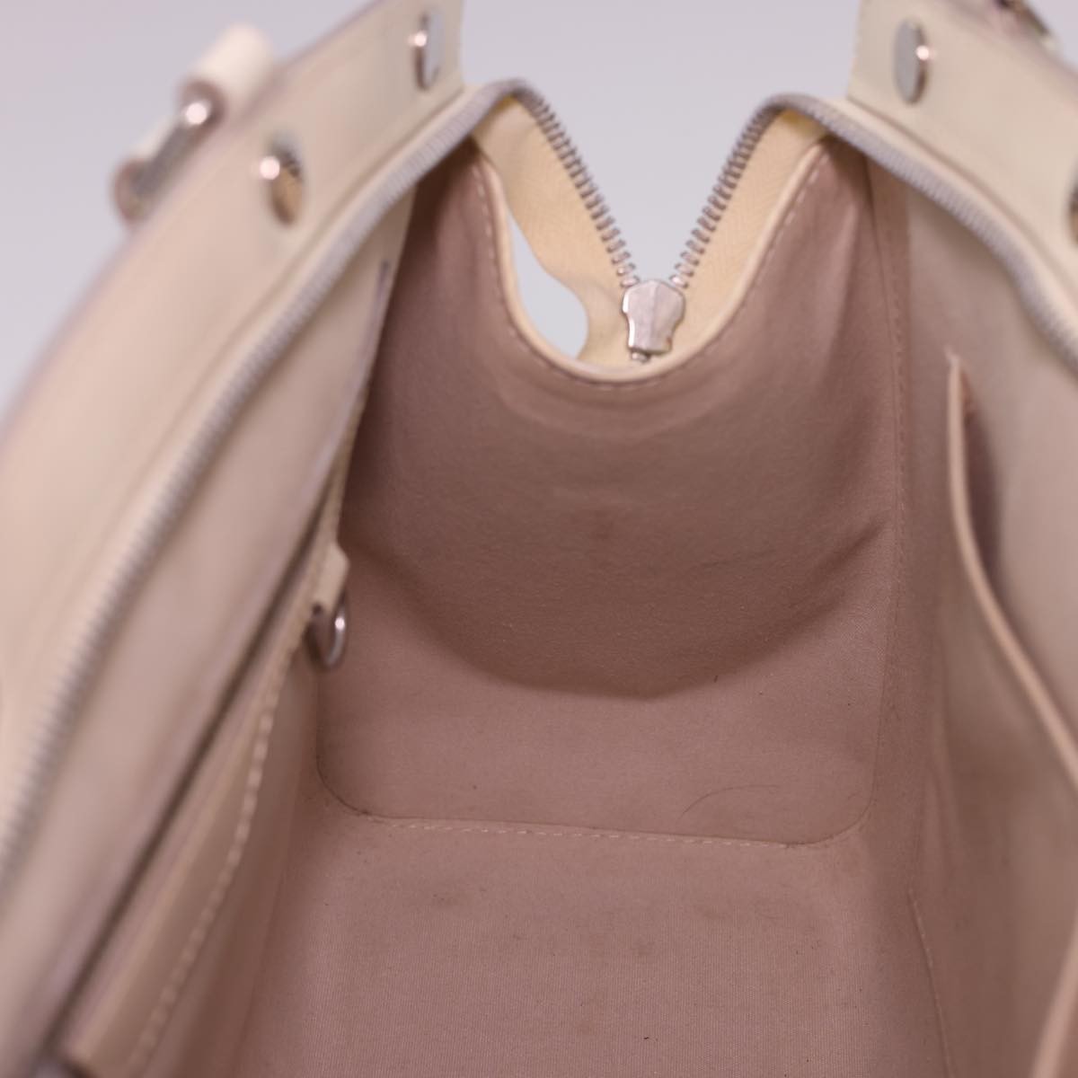 Louis Vuitton Brea Handbag Epi Leather, WHITE, LEATHER, Handbag
