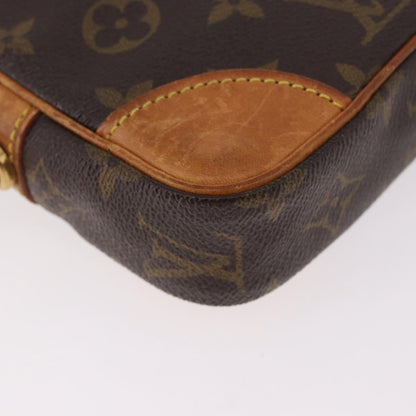 Louis Vuitton Marly Dragonne Clutch Monogram Canvas, Brown, Canvas, Clutch