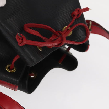 Louis Vuitton Petit Noe NM Handbag Epi Leather, BLACK, LEATHER, Shoulder bag