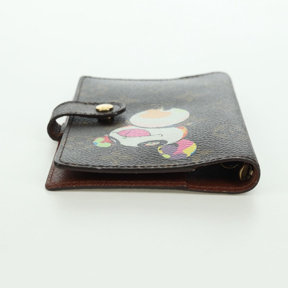 Louis Vuitton Agenda Cover Monogram Panda, Brown, Canvas, Wallet