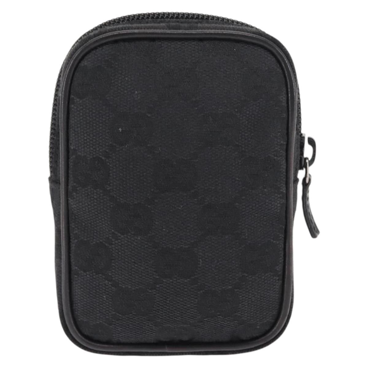 Gucci GG canvas pouch Canvas, BLACK, CANVAS, Clutche & pouche