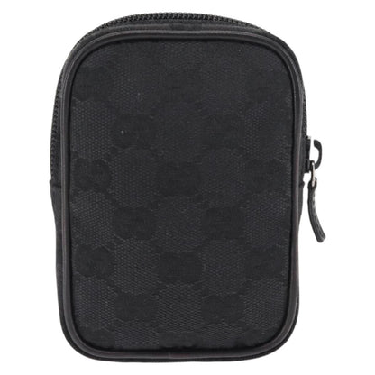Gucci GG canvas pouch Canvas, BLACK, CANVAS, Clutche & pouche