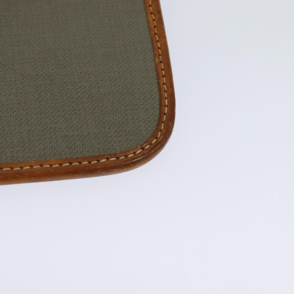 Christian Dior Flap Pouch Canvas, BROWN, CANVAS, Clutche & pouche