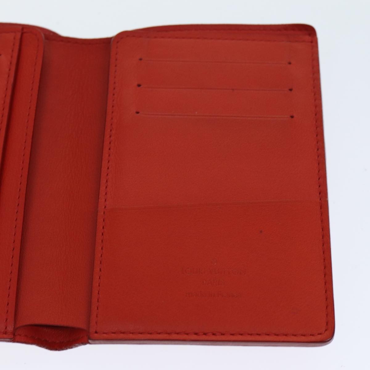 Louis Vuitton Infini Organiser Leather, Red, Leather, Wallet