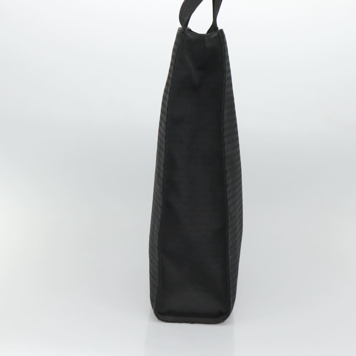 Christian Dior Vintage Tote Canvas, BLACK, CANVAS, Tote bag