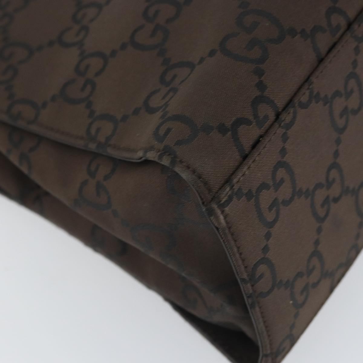 Gucci Bamboo tote bag Canvas, BROWN, CANVAS, Tote bag