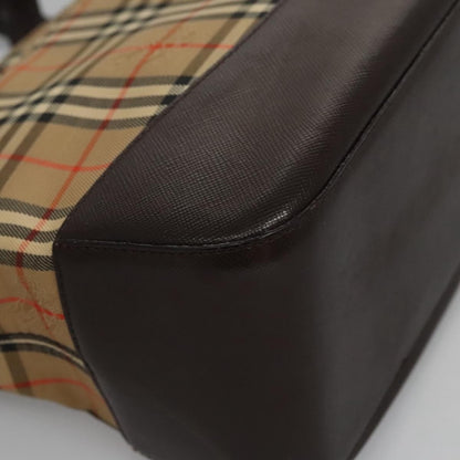 Burberry Nova Check Handbag Nova Check Canvas, BEIGE, CANVAS, Handbag