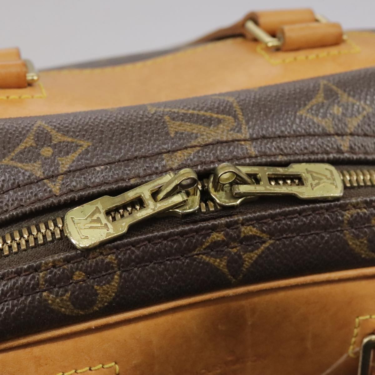 Louis Vuitton Excursion Handbag Monogram Canvas, BROWN, CANVAS, Handbag