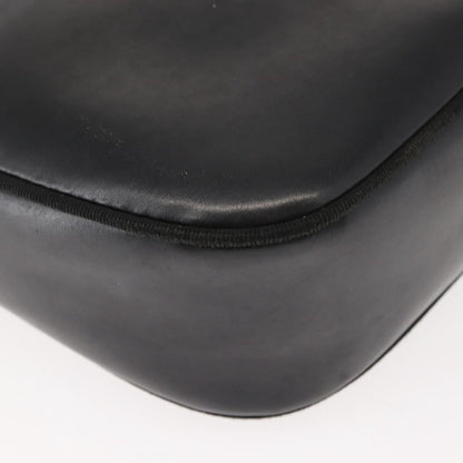 Salvatore Ferragamo Vala Shoulder Bag Leather, BLACK, LEATHER, Shoulder bag