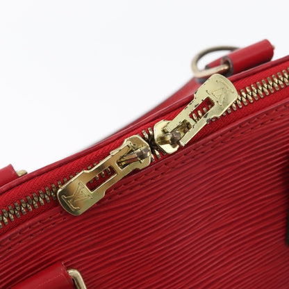 Louis Vuitton Alma Handbag Epi Leather, Red, Leather, Handbag