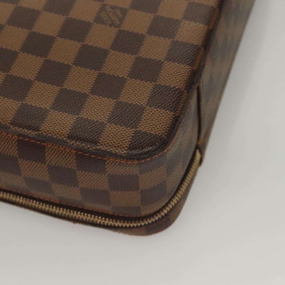 Louis Vuitton Sabana Laptop Briefcase Damier, BROWN, CANVAS, Briefcase