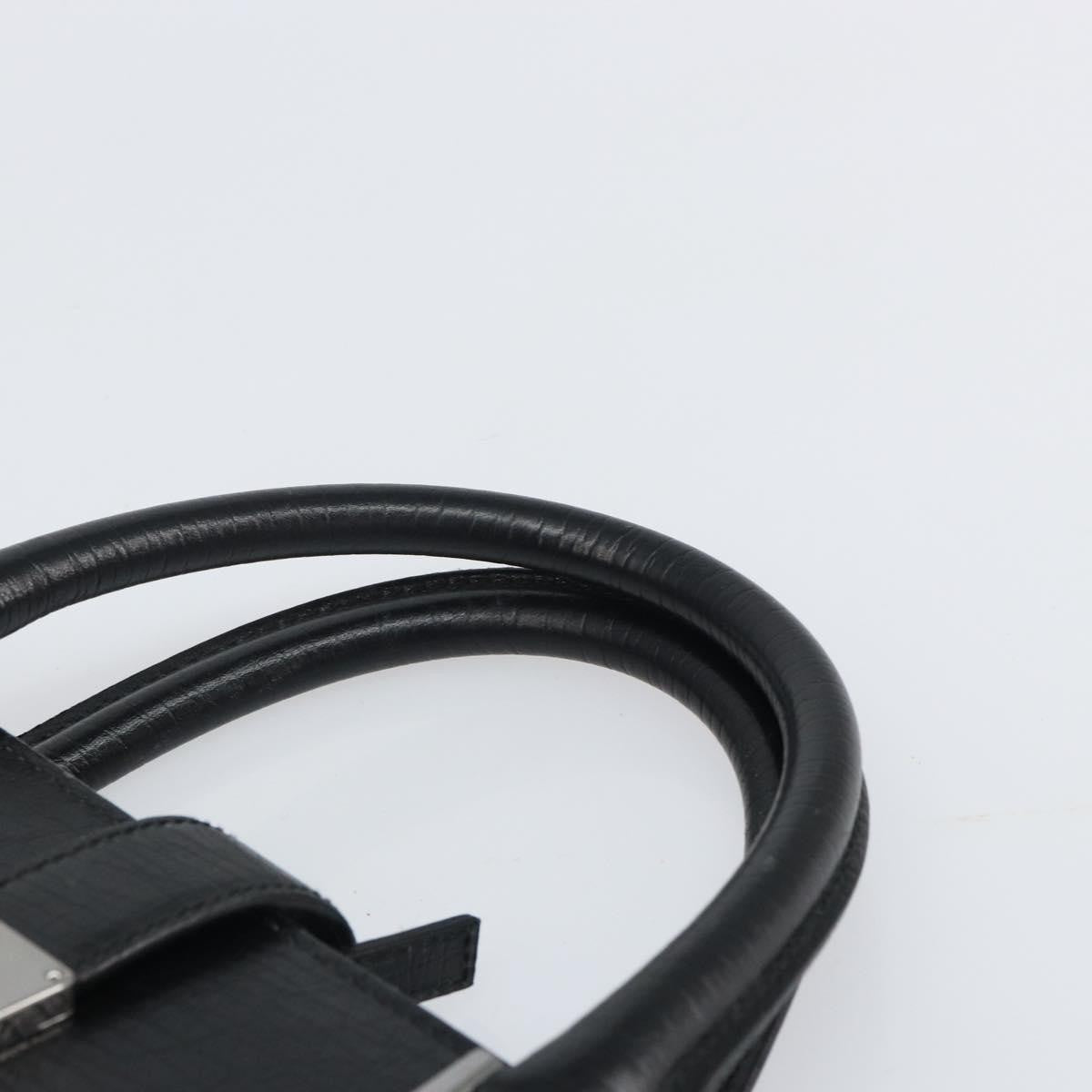 Gucci Vintage Handbag Leather, BLACK, LEATHER, Handbag