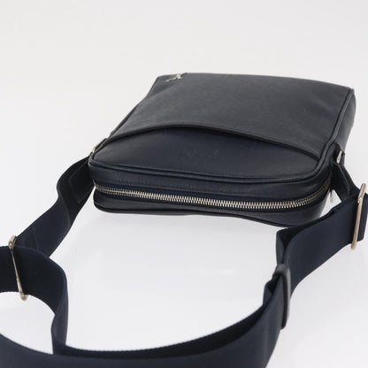 Louis Vuitton Alex Messenger Bag Taiga Leather, NAVY, LEATHER, Shoulder bag