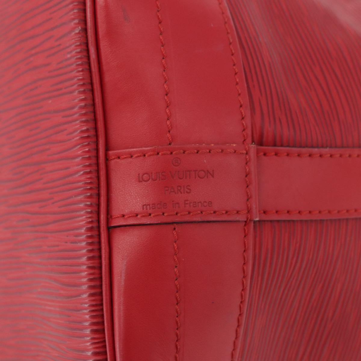 Louis Vuitton Noe Handbag Epi Leather, Red, Leather, Shoulder Bag