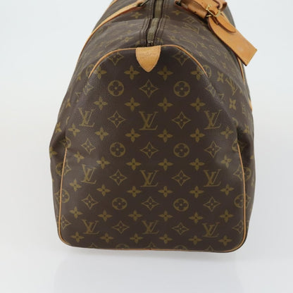 Louis Vuitton Keepall Bag Monogram Canvas, BROWN, CANVAS, Travel bag