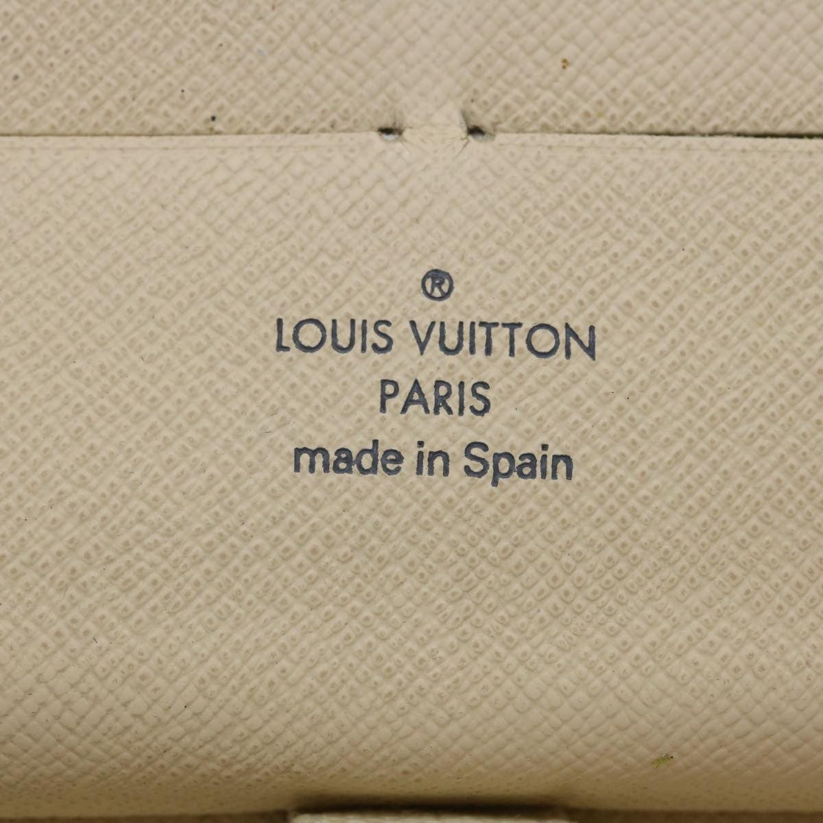 Louis Vuitton Zippy Organizer Damier, WHITE, CANVAS, Wallets