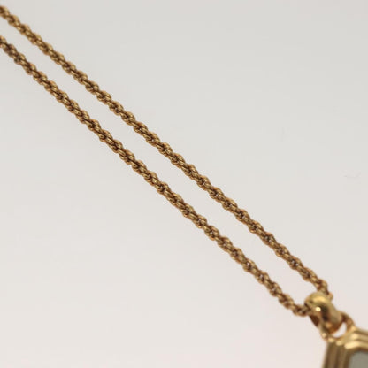 Christian Dior Vintage Dior Logo Necklace Metal, GOLD, METAL, Necklace