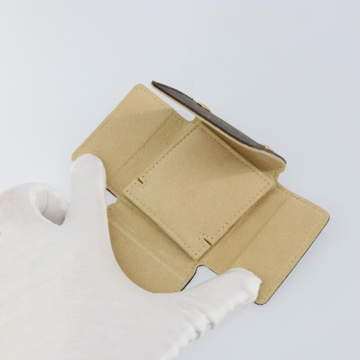 Louis Vuitton CASE JEWELRY BOX Canvas, BROWN, CANVAS, Wallets