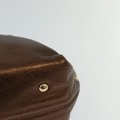 Salvatore Ferragamo Sofia Satchel Leather, GOLD, LEATHER, Handbag