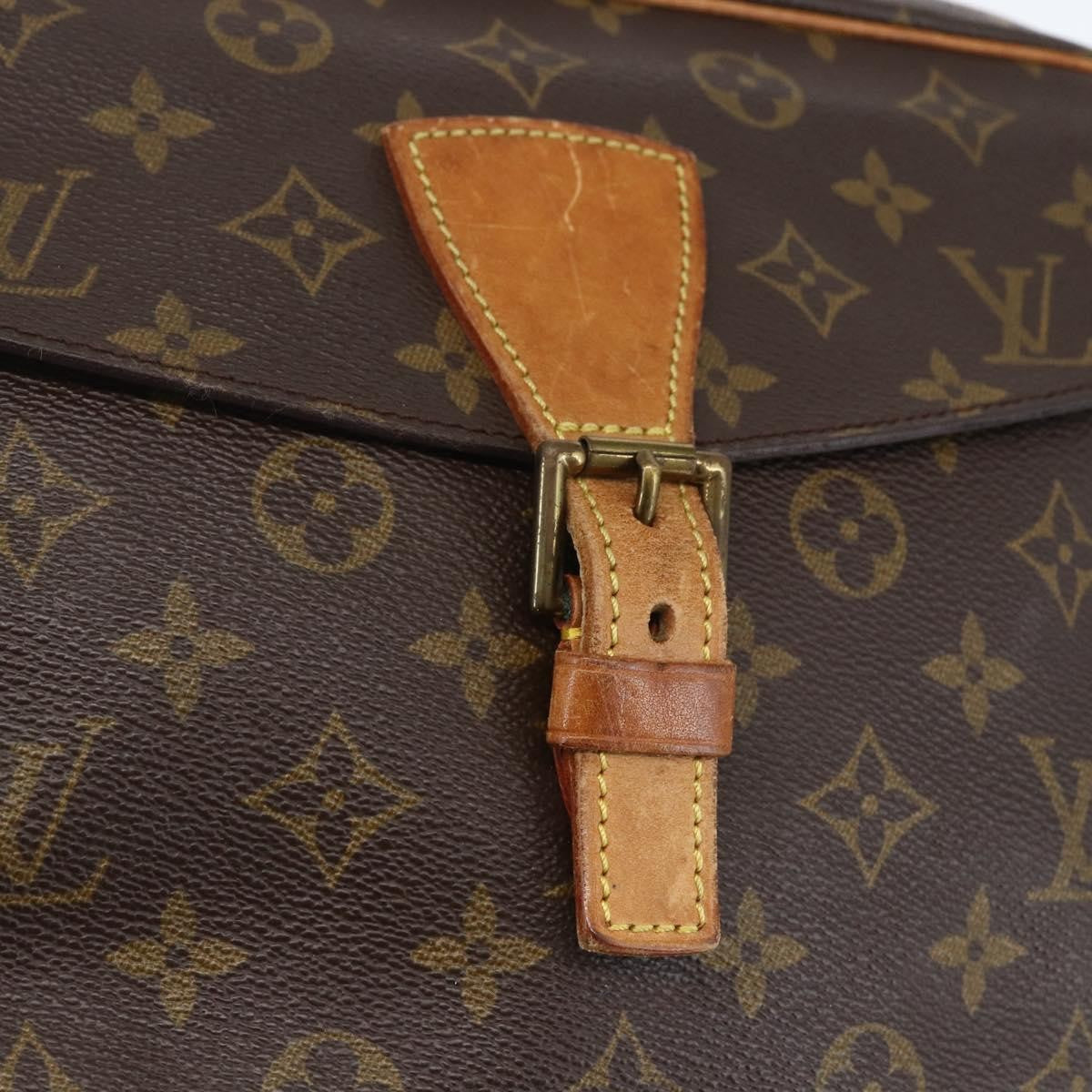 Louis Vuitton Jeune Fille Handbag Monogram Canvas, BROWN, CANVAS, Shoulder bag