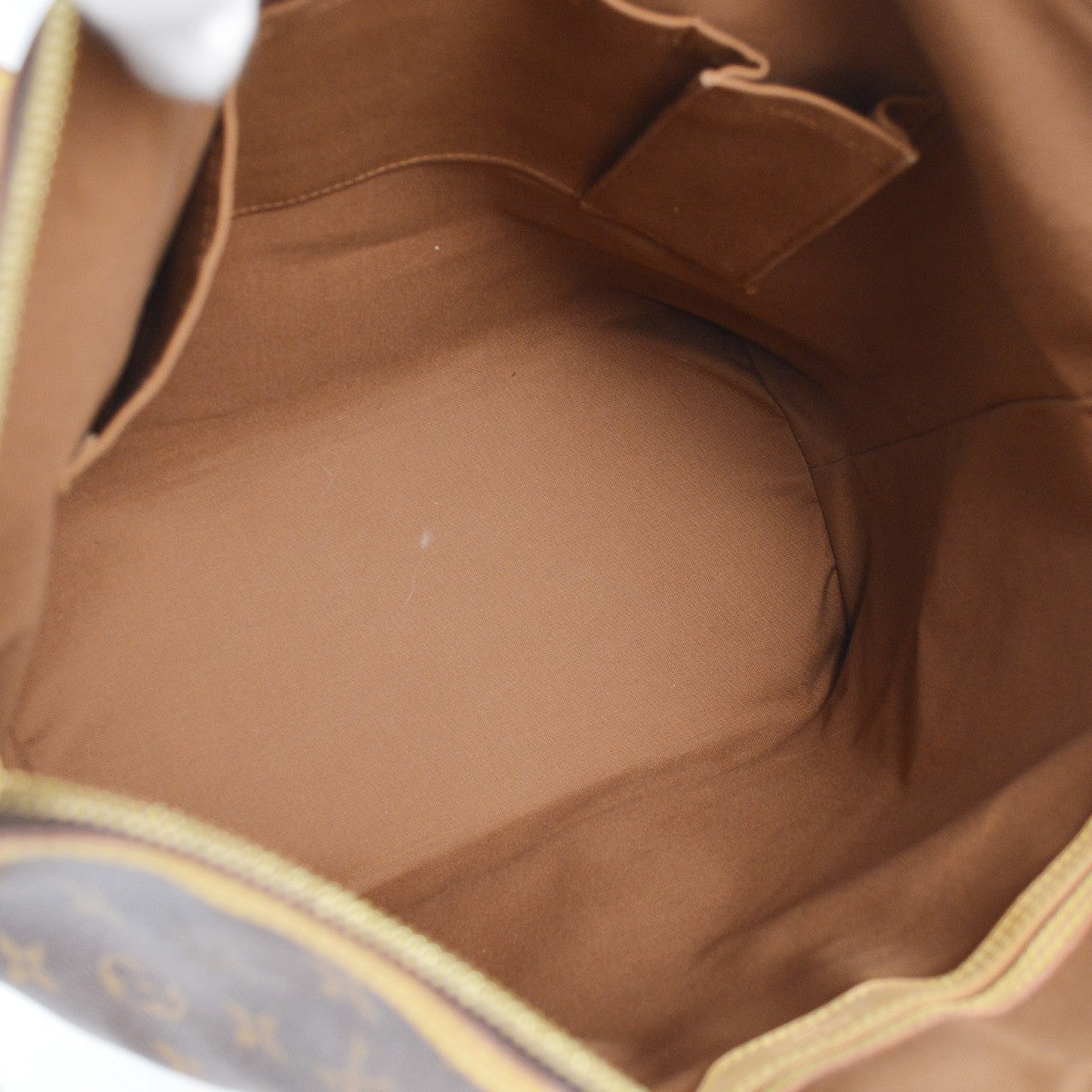 Louis Vuitton Palermo Handbag Monogram Canvas, BROWN, CANVAS, Tote bag