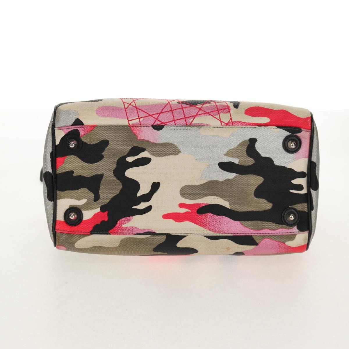 Christian Dior Polochon Satchel Limited Edition Anselm Reyle Camouflage Canvas, MULTICOLOUR, CANVAS, Travel bag