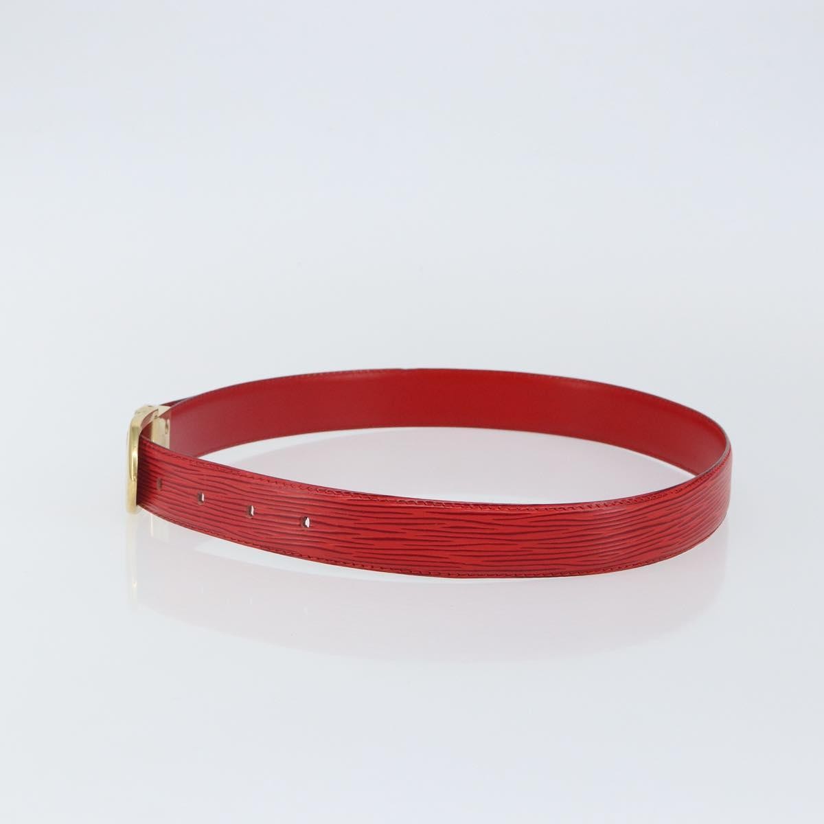 Louis Vuitton Classique Belt Epi Leather, RED, LEATHER, Belts