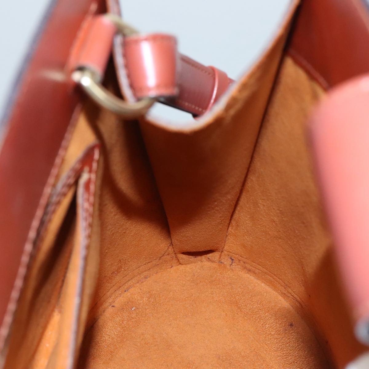 Louis Vuitton Cluny Shoulder Bag Epi Leather, BROWN, LEATHER, Shoulder bag