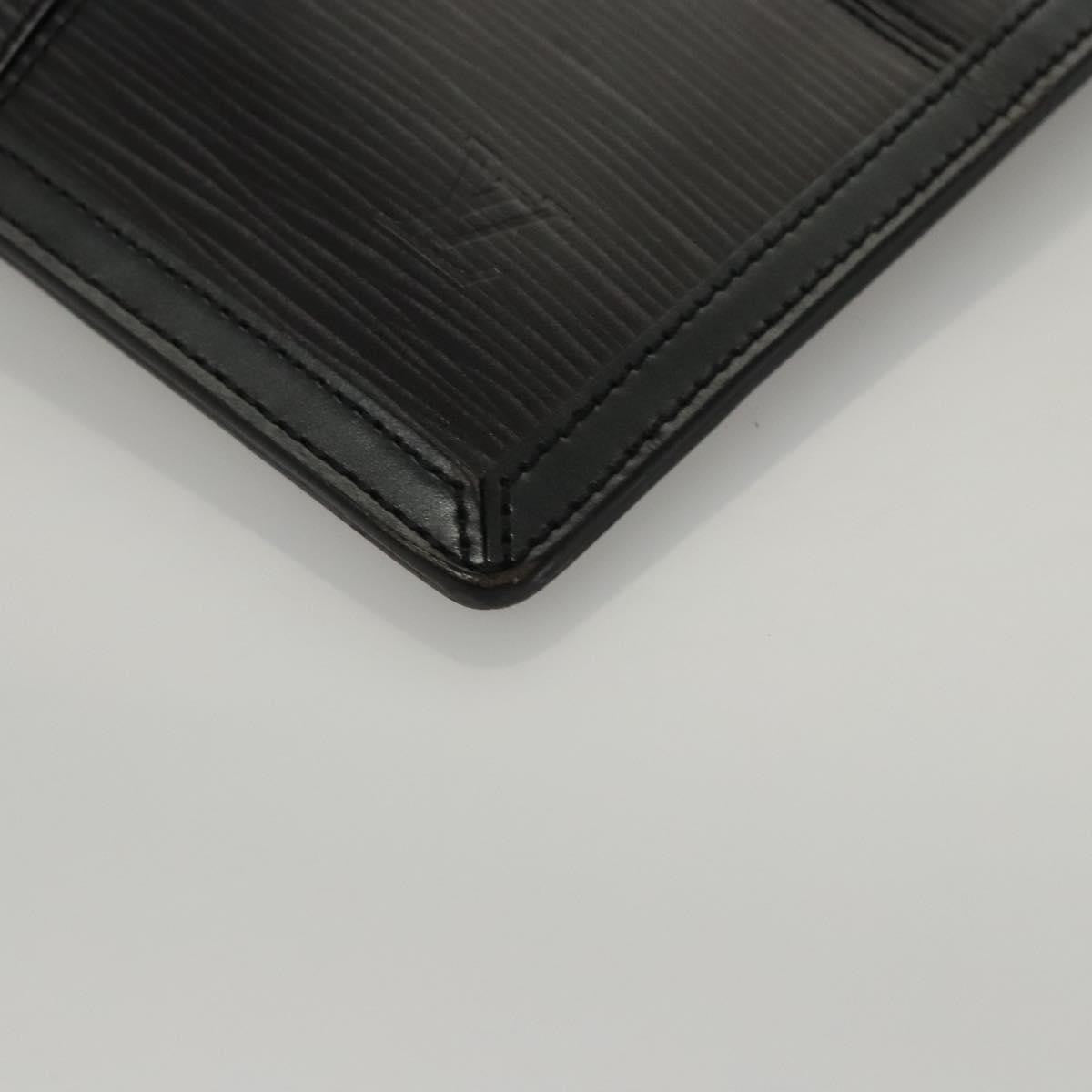 Louis Vuitton Epi Stretch Silver Fizz handbag Epi Stretch, BLACK, LEATHER, Handbag